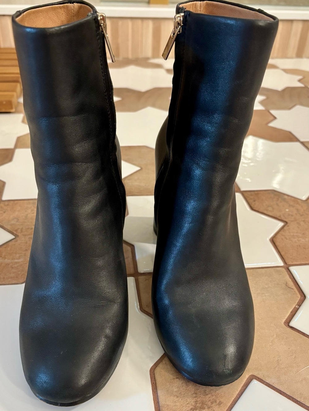 Joie Leather Booties - 37.5